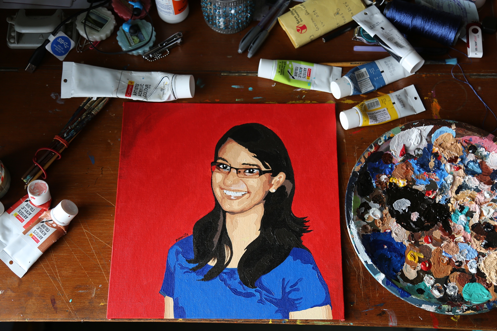 __placeholder acrylic portrait 1 description