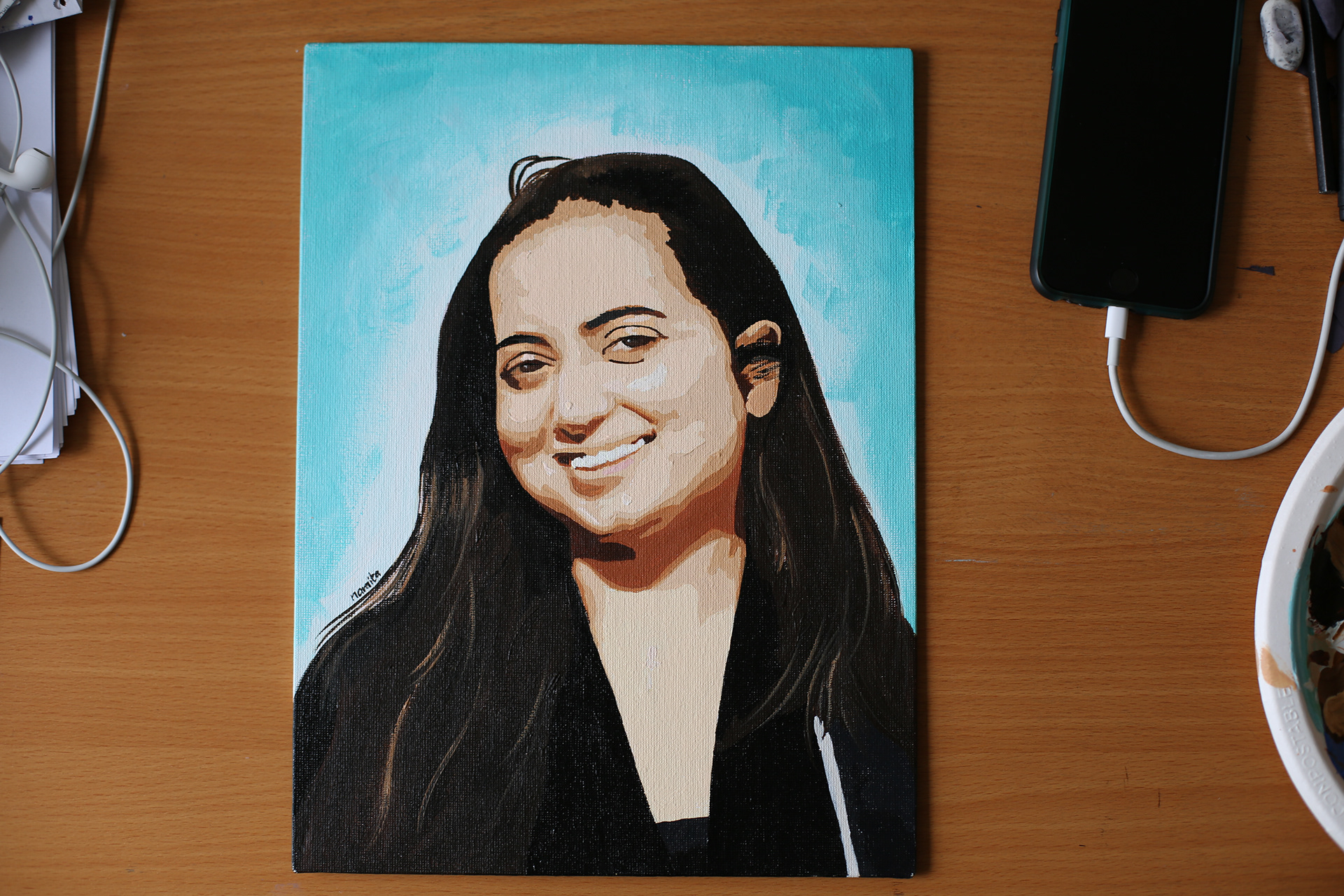 __placeholder acrylic portrait 1 description